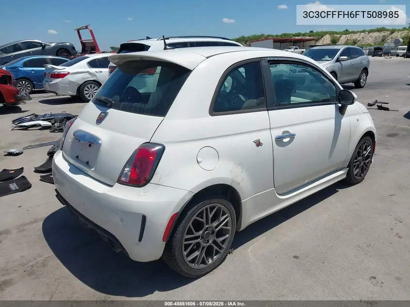 2015 Fiat 500 Abarth VIN: 3C3CFFFH6FT508985 Lot: 45561606