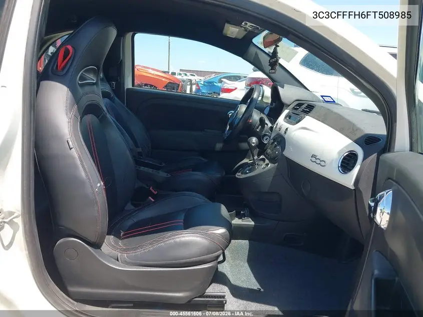 2015 Fiat 500 Abarth VIN: 3C3CFFFH6FT508985 Lot: 45561606