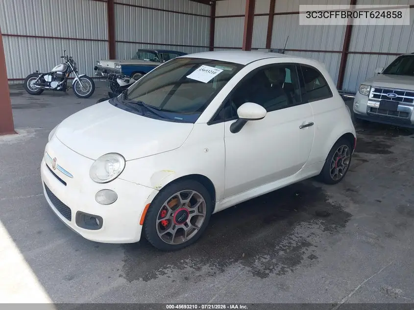 2015 Fiat 500 Sport VIN: 3C3CFFBR0FT624858 Lot: 45693210