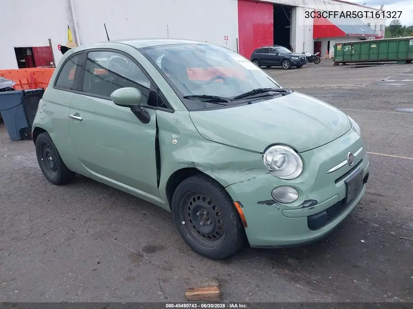 2016 Fiat 500 Pop VIN: 3C3CFFAR5GT161327 Lot: 45490743