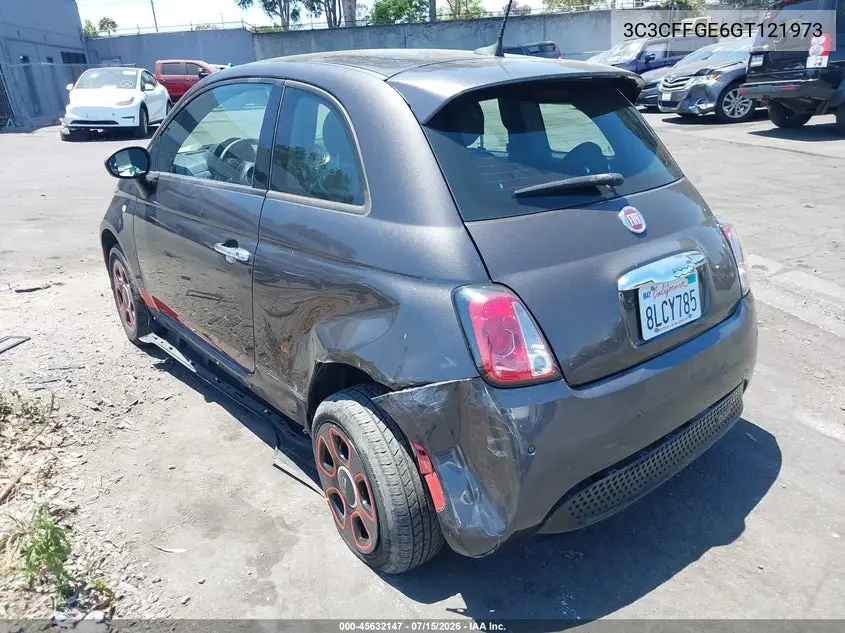 2016 Fiat 500E Battery Electric VIN: 3C3CFFGE6GT121973 Lot: 45632147