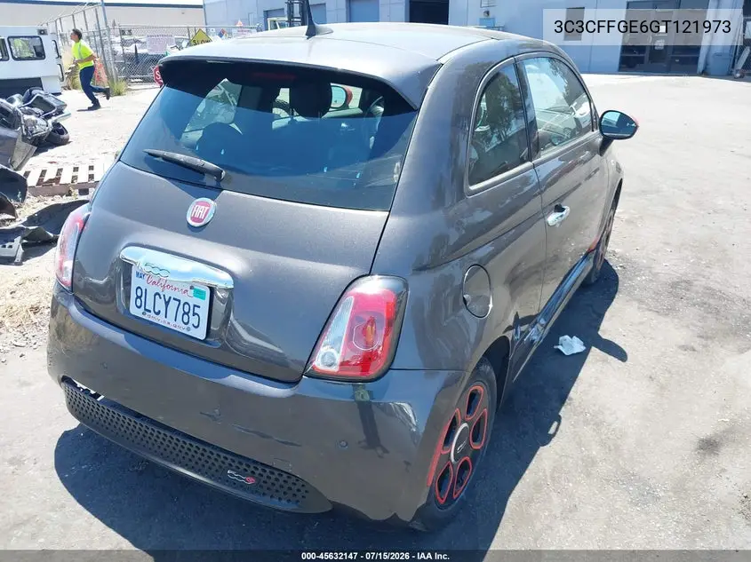 2016 Fiat 500E Battery Electric VIN: 3C3CFFGE6GT121973 Lot: 45632147
