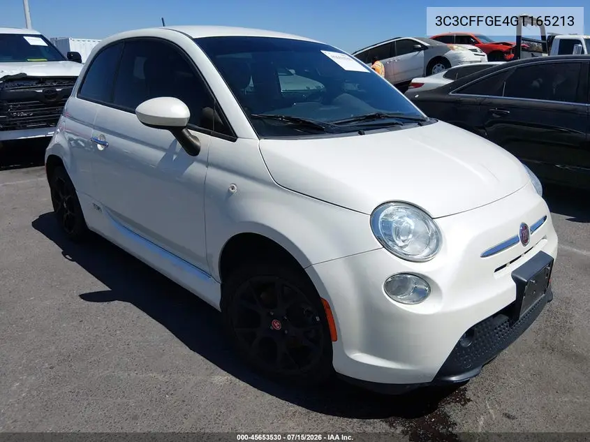 2016 Fiat 500E Battery Electric VIN: 3C3CFFGE4GT165213 Lot: 45653530