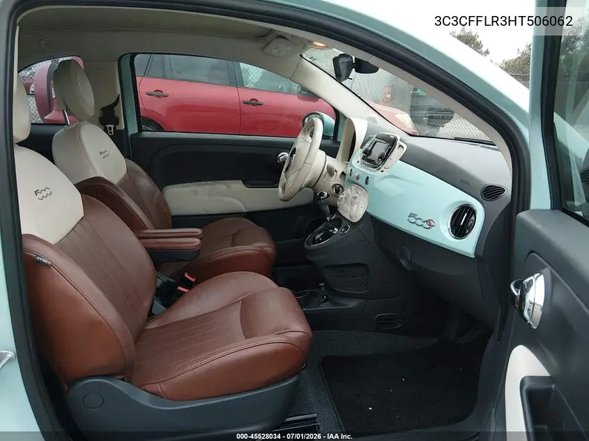 2017 Fiat 500C Pop VIN: 3C3CFFLR3HT506062 Lot: 45528034
