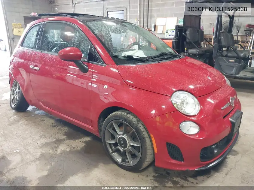 2018 Fiat 500 Pop VIN: 3C3CFFKH3JT525838 Lot: 45465634