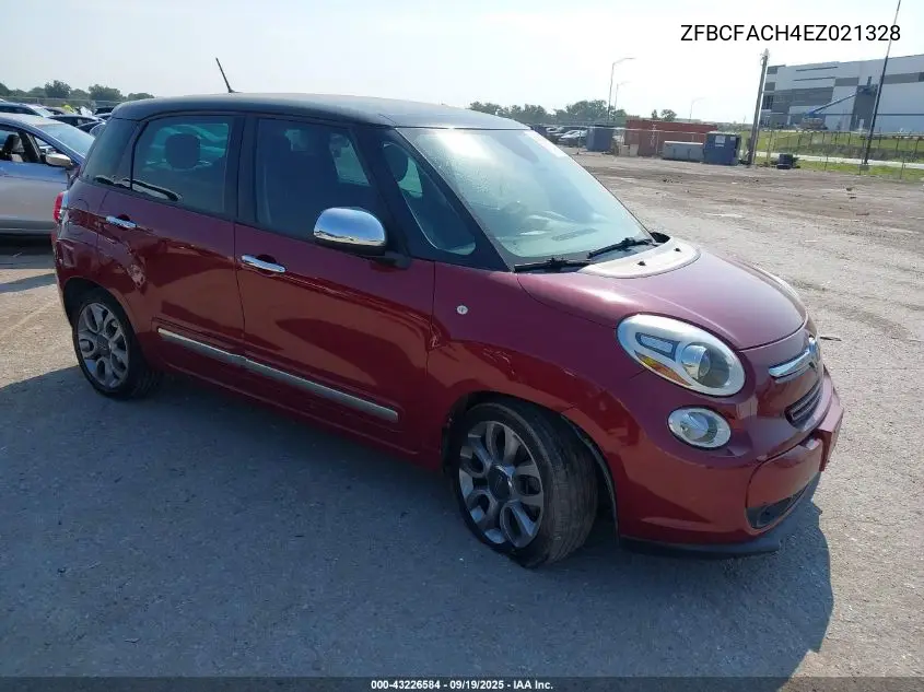 2014 Fiat 500L Lounge VIN: ZFBCFACH4EZ021328 Lot: 43226584