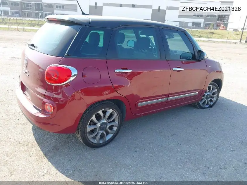 2014 Fiat 500L Lounge VIN: ZFBCFACH4EZ021328 Lot: 43226584