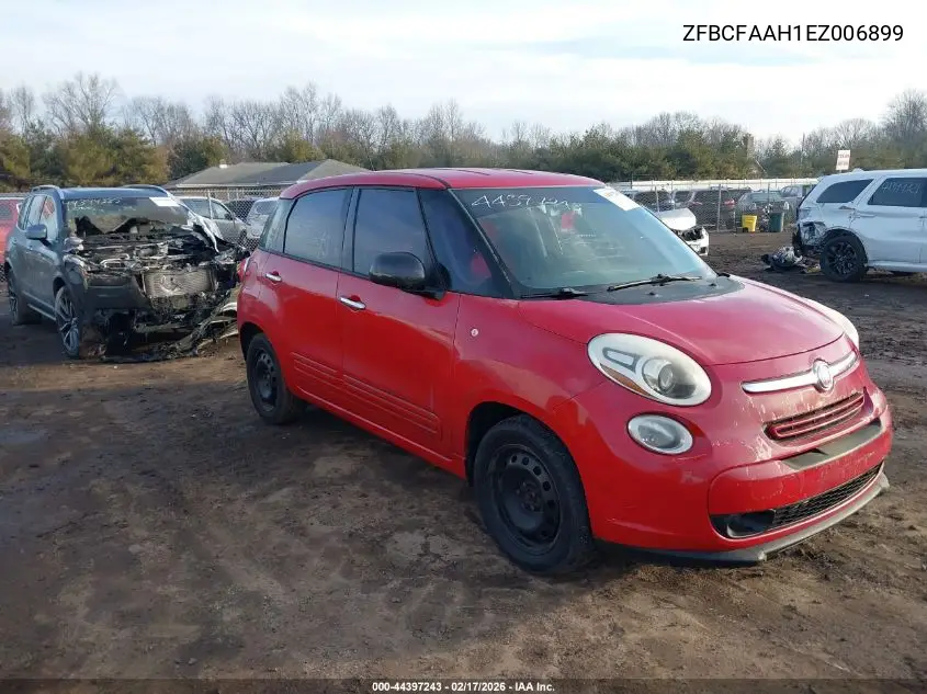 2014 Fiat 500L Pop VIN: ZFBCFAAH1EZ006899 Lot: 44397243