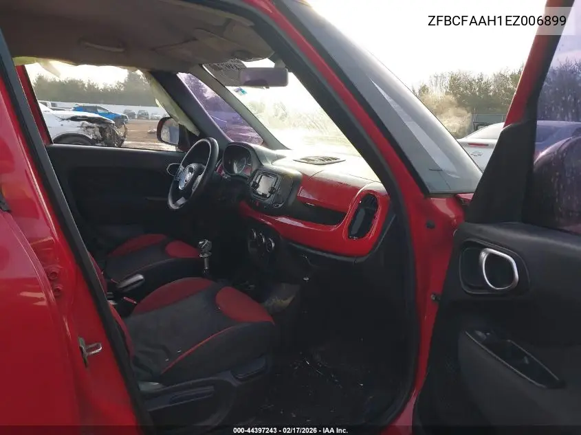 2014 Fiat 500L Pop VIN: ZFBCFAAH1EZ006899 Lot: 44397243