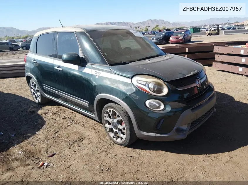 2014 Fiat 500L Trekking VIN: ZFBCFADH3EZ007967 Lot: 45049654