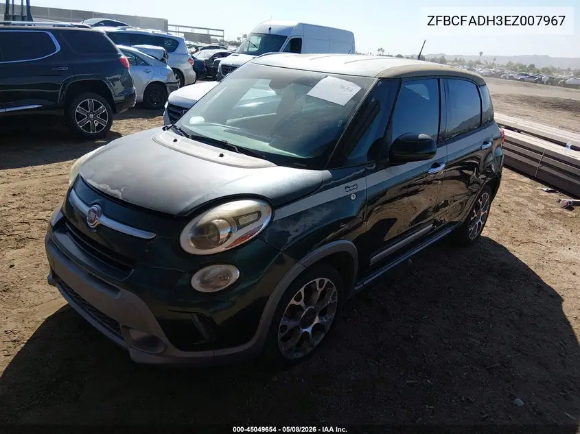 2014 Fiat 500L Trekking VIN: ZFBCFADH3EZ007967 Lot: 45049654