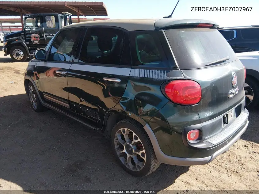2014 Fiat 500L Trekking VIN: ZFBCFADH3EZ007967 Lot: 45049654