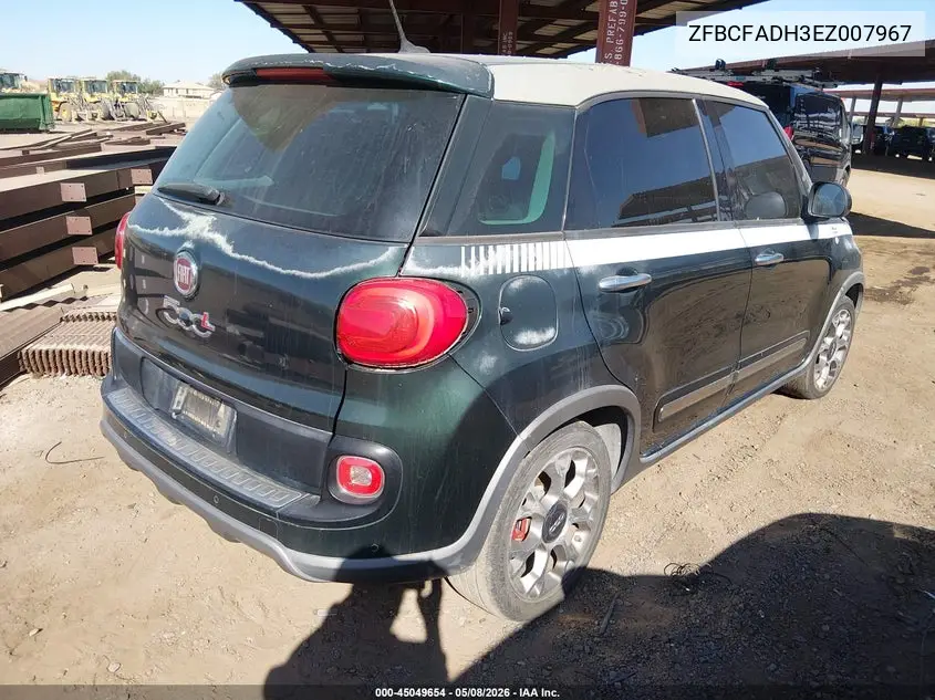 2014 Fiat 500L Trekking VIN: ZFBCFADH3EZ007967 Lot: 45049654