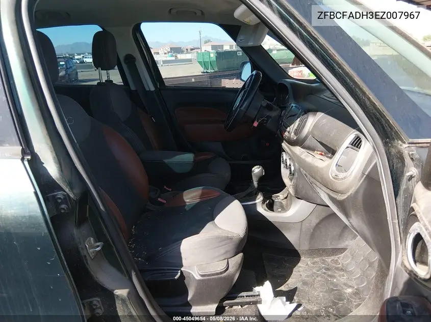 2014 Fiat 500L Trekking VIN: ZFBCFADH3EZ007967 Lot: 45049654