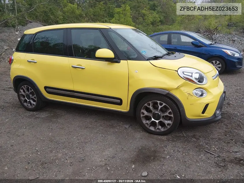 2014 Fiat 500L Trekking VIN: ZFBCFADH5EZ023653 Lot: 45093127