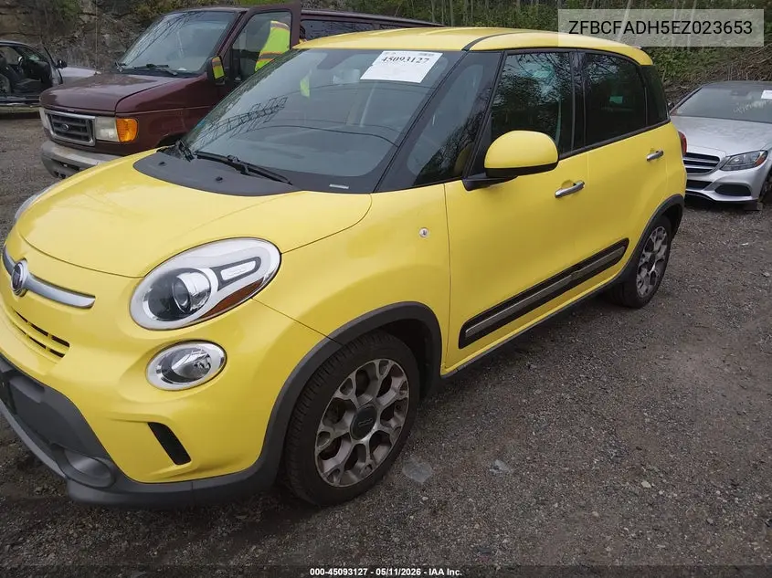 2014 Fiat 500L Trekking VIN: ZFBCFADH5EZ023653 Lot: 45093127