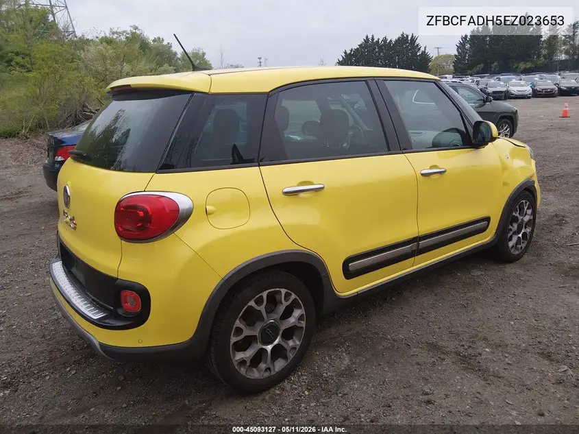 2014 Fiat 500L Trekking VIN: ZFBCFADH5EZ023653 Lot: 45093127