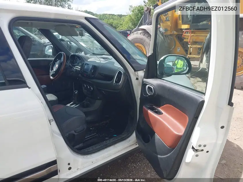 2014 Fiat 500L Trekking VIN: ZFBCFADH9EZ012560 Lot: 45114430