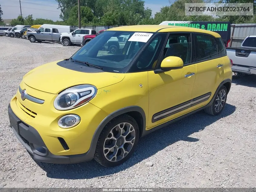 2014 Fiat 500L Trekking VIN: ZFBCFADH3EZ023764 Lot: 45144465