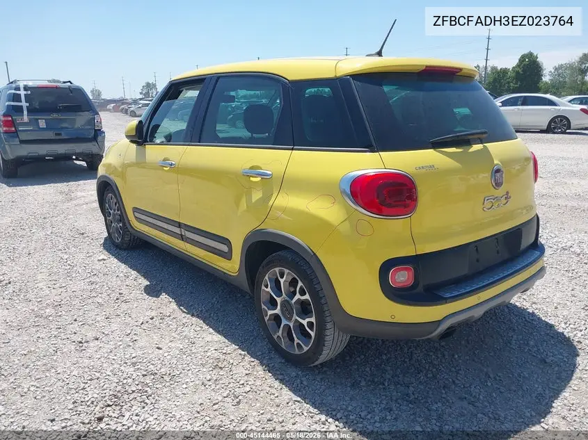 2014 Fiat 500L Trekking VIN: ZFBCFADH3EZ023764 Lot: 45144465