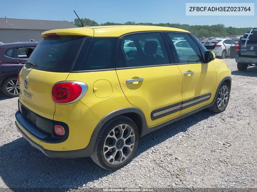 2014 Fiat 500L Trekking VIN: ZFBCFADH3EZ023764 Lot: 45144465