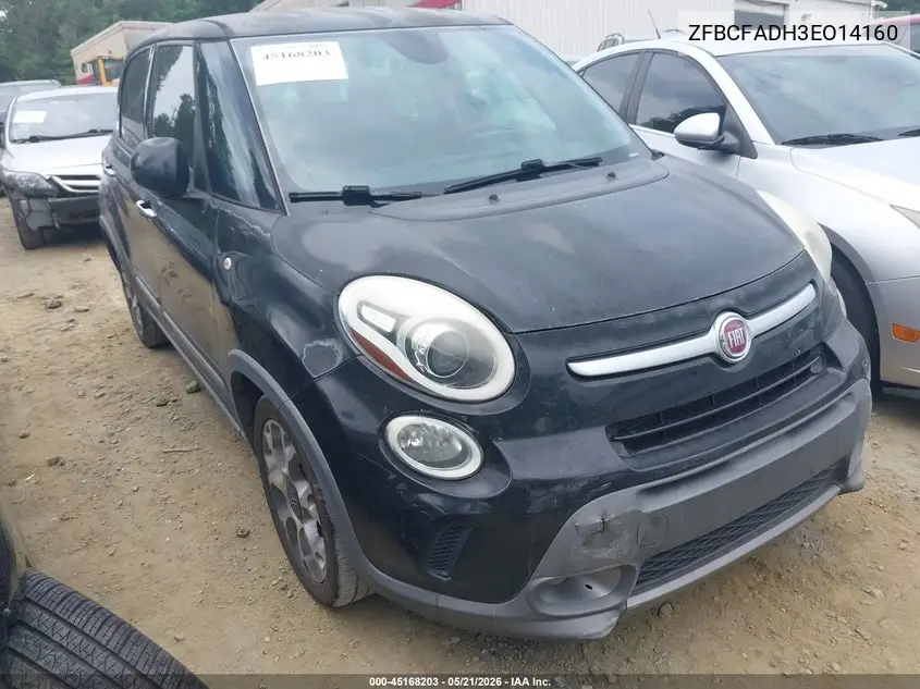 2014 Fiat 500L Trekking VIN: ZFBCFADH3EZ014160 Lot: 45168203