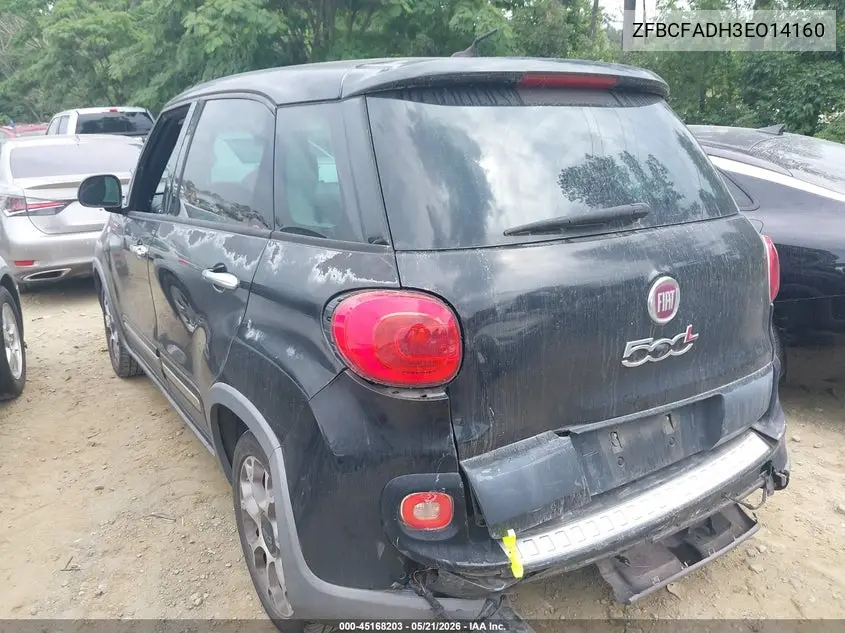 2014 Fiat 500L Trekking VIN: ZFBCFADH3EZ014160 Lot: 45168203