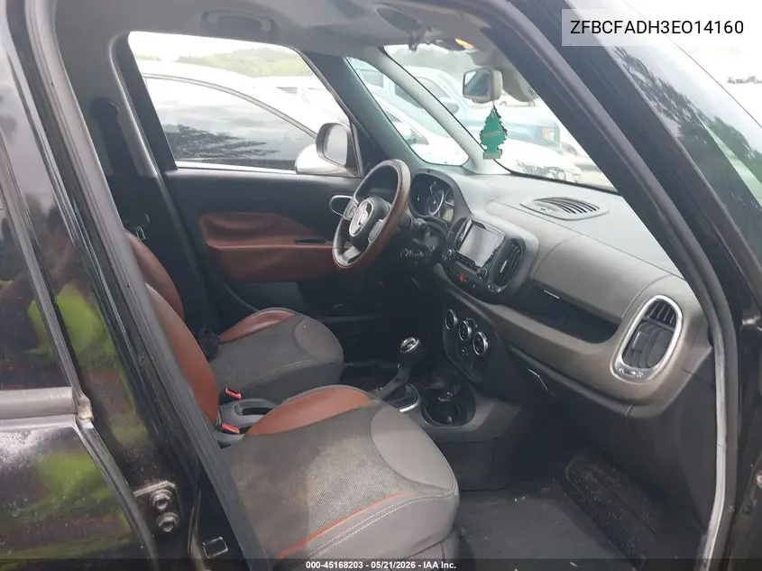 2014 Fiat 500L Trekking VIN: ZFBCFADH3EZ014160 Lot: 45168203