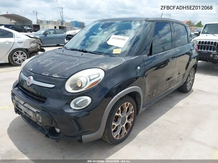 2014 Fiat 500L Trekking VIN: ZFBCFADH5EZ012068 Lot: 45180980