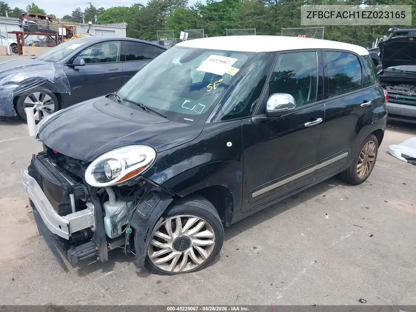 2014 Fiat 500L Lounge VIN: ZFBCFACH1EZ023165 Lot: 45225067