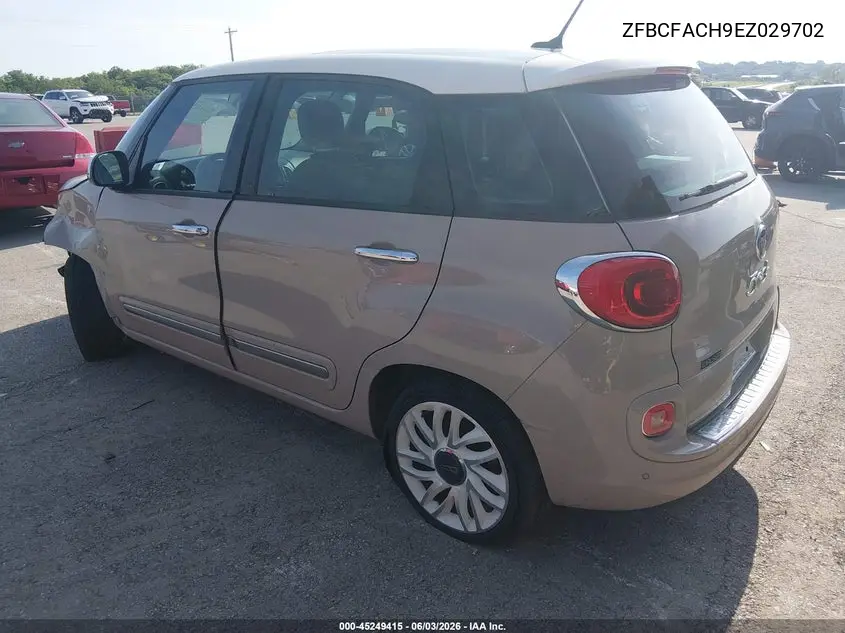 2014 Fiat 500L Lounge VIN: ZFBCFACH9EZ029702 Lot: 45249415