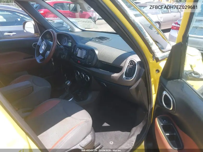 2014 Fiat 500L Trekking VIN: ZFBCFADH7EZ029681 Lot: 45249779