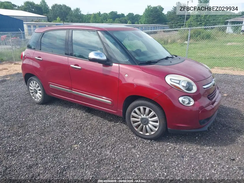 2014 Fiat 500L Lounge VIN: ZFBCFACH8EZ029934 Lot: 45260809