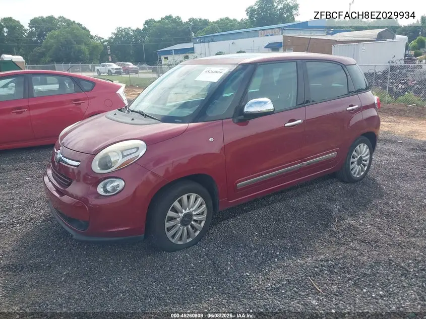 2014 Fiat 500L Lounge VIN: ZFBCFACH8EZ029934 Lot: 45260809