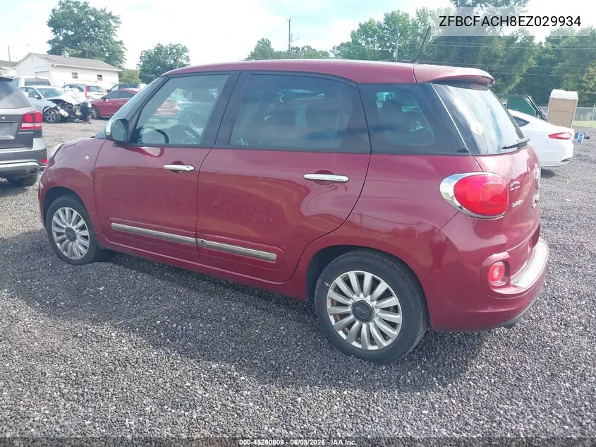 2014 Fiat 500L Lounge VIN: ZFBCFACH8EZ029934 Lot: 45260809