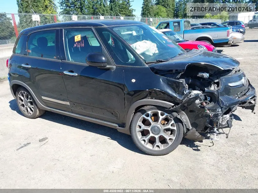 2014 Fiat 500L Trekking VIN: ZFBCFADH0EZ010745 Lot: 45361902