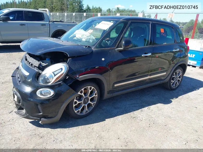 2014 Fiat 500L Trekking VIN: ZFBCFADH0EZ010745 Lot: 45361902