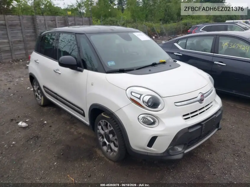 2014 Fiat 500L Trekking VIN: ZFBCFADH6EZ021376 Lot: 45393078