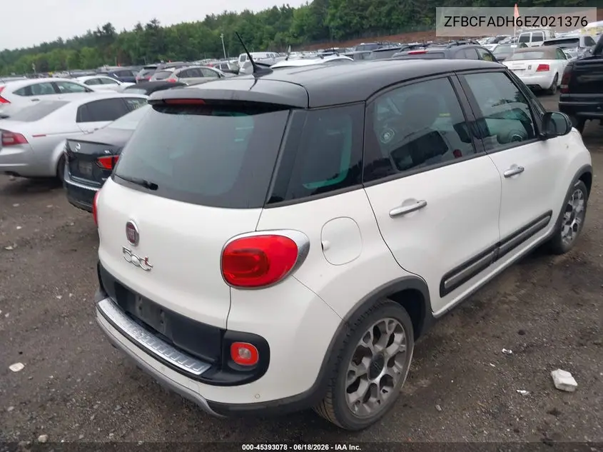 2014 Fiat 500L Trekking VIN: ZFBCFADH6EZ021376 Lot: 45393078