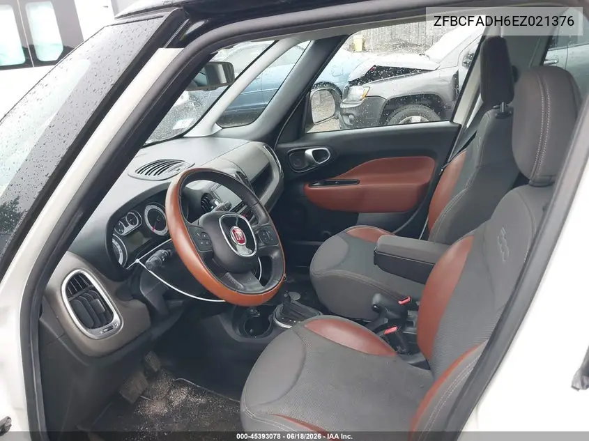 2014 Fiat 500L Trekking VIN: ZFBCFADH6EZ021376 Lot: 45393078