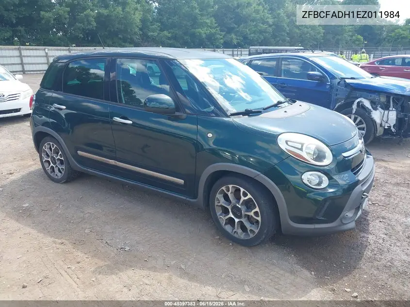 2014 Fiat 500L Trekking VIN: ZFBCFADH1EZ011984 Lot: 45397383
