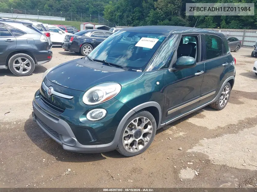 2014 Fiat 500L Trekking VIN: ZFBCFADH1EZ011984 Lot: 45397383