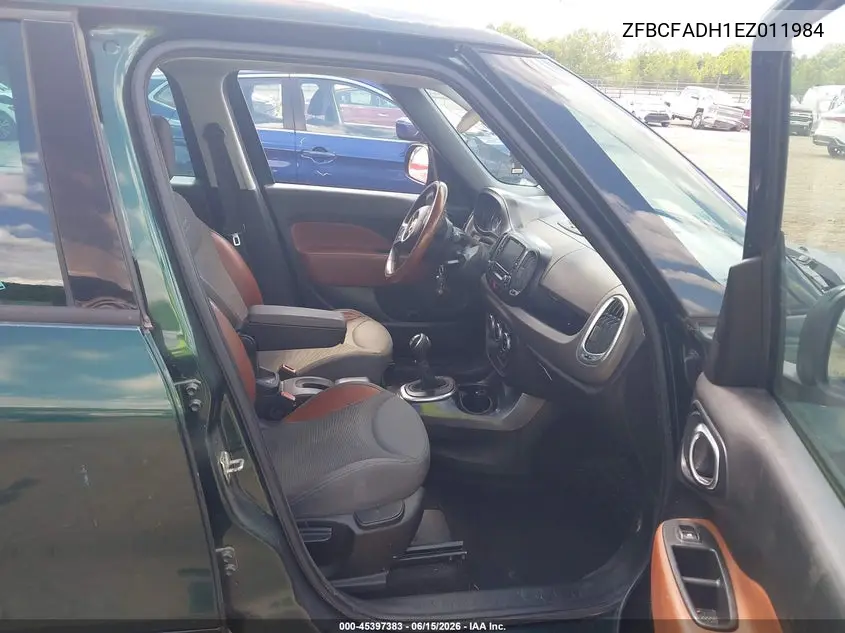 2014 Fiat 500L Trekking VIN: ZFBCFADH1EZ011984 Lot: 45397383