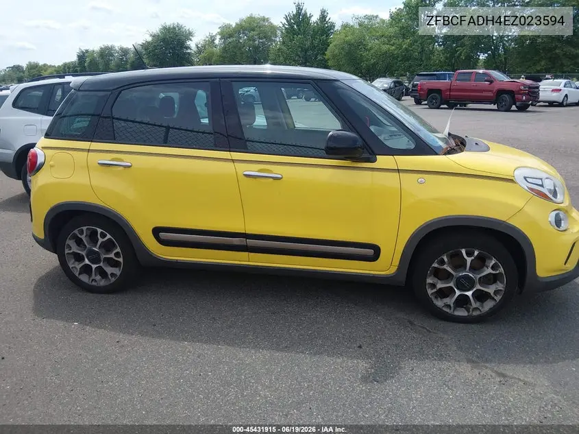2014 Fiat 500L Trekking VIN: ZFBCFADH4EZ023594 Lot: 45431915