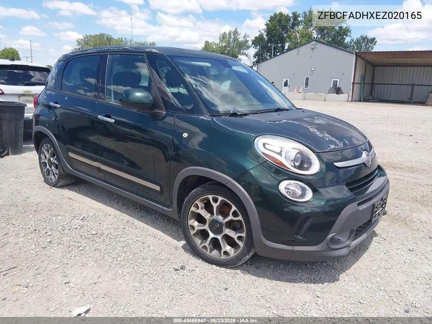 2014 Fiat 500L Trekking VIN: ZFBCFADHXEZ020165 Lot: 45466940