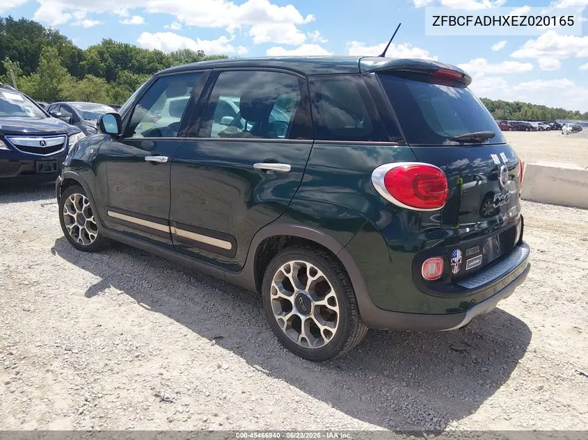 2014 Fiat 500L Trekking VIN: ZFBCFADHXEZ020165 Lot: 45466940