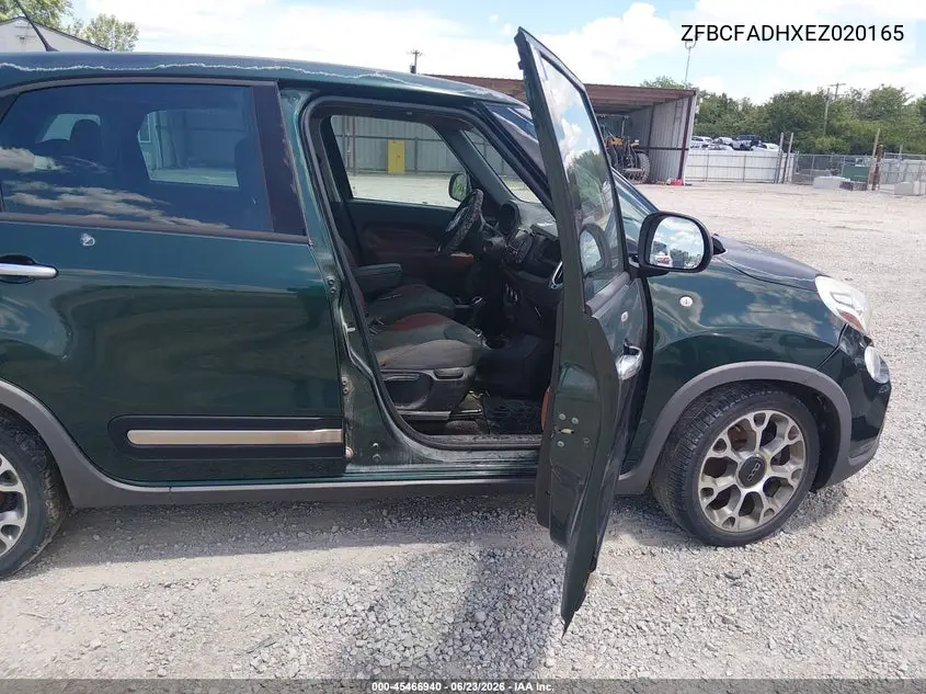 2014 Fiat 500L Trekking VIN: ZFBCFADHXEZ020165 Lot: 45466940