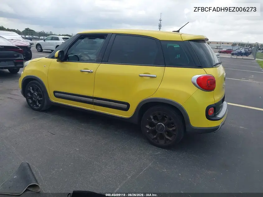 2014 Fiat 500L Trekking VIN: ZFBCFADH9EZ006273 Lot: 45499118