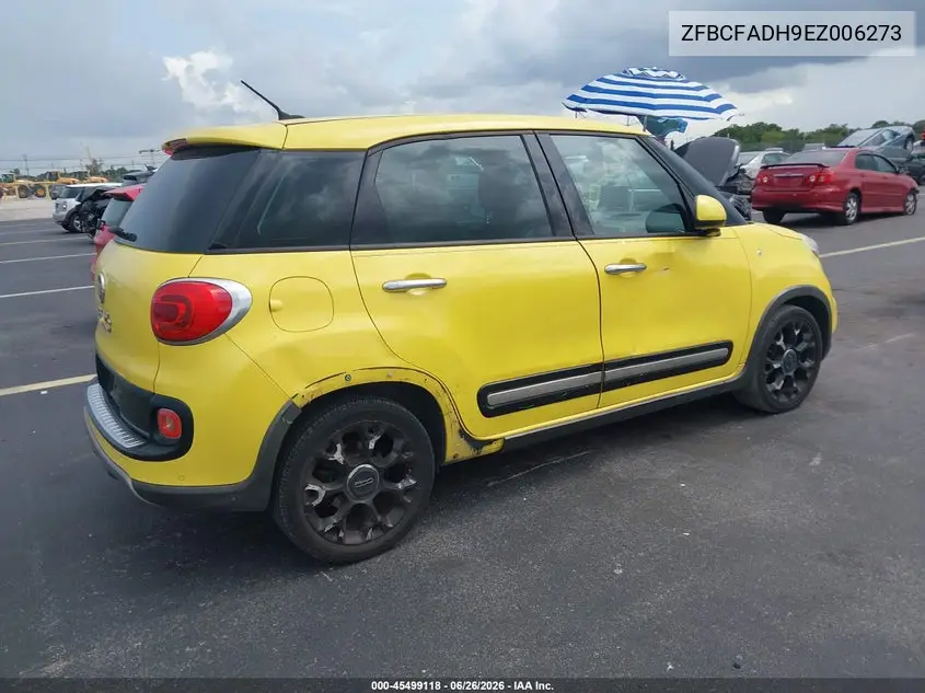 2014 Fiat 500L Trekking VIN: ZFBCFADH9EZ006273 Lot: 45499118
