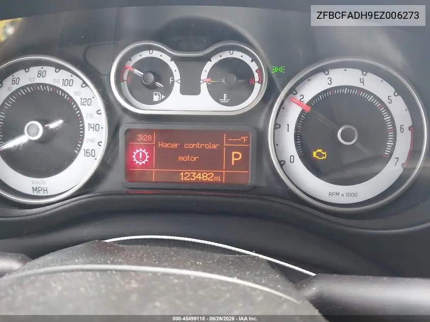 2014 Fiat 500L Trekking VIN: ZFBCFADH9EZ006273 Lot: 45499118